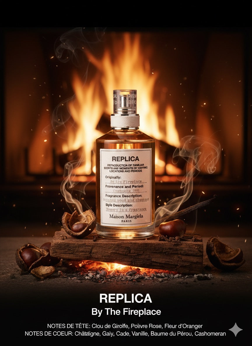 Replica By The Fireplace
